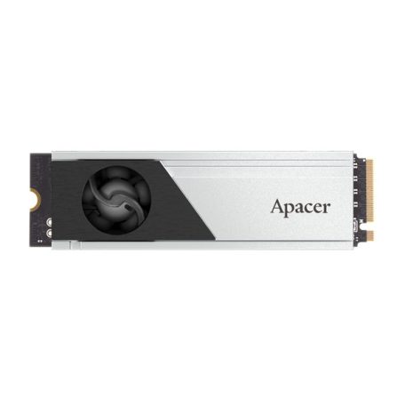 Apacer SSD 2TB - AS2280F4  Series (3D, M.2 PCI-E Gen 5x4, Olvasás: 12000 MB/s, Írás: 118000 MB/s, hűtőborda)