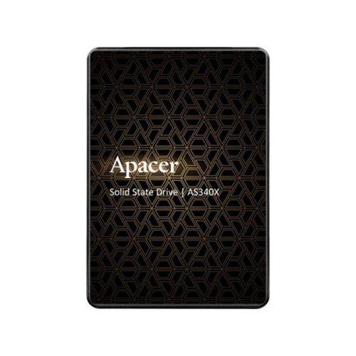 Apacer SSD AS340X Series Panther - 960GB AP960GAS340XC-1 (SATA3, Olvasás: 550 MB/s, Írás: 520 MB/s)