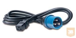 Power Cord, C19 to IEC309 16A, 2.5m