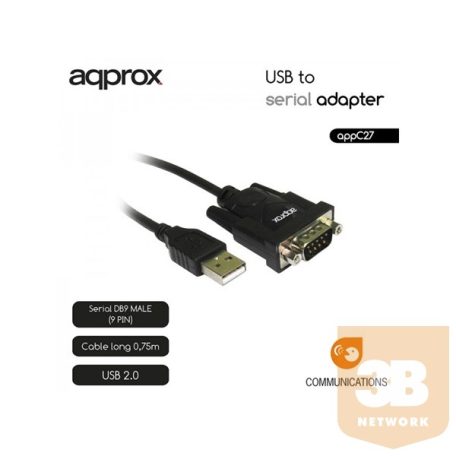APPROX APPC27 USB to Serial port (RS232) adapter