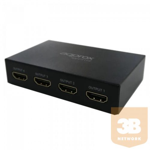 APPROX HDMI Splitter - 4 portos HDMI 1.3, 4K