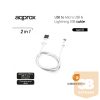 APPROX APPC32 USB to Micro USB & Lightning USB cable (Apple, iPhone, iPad)