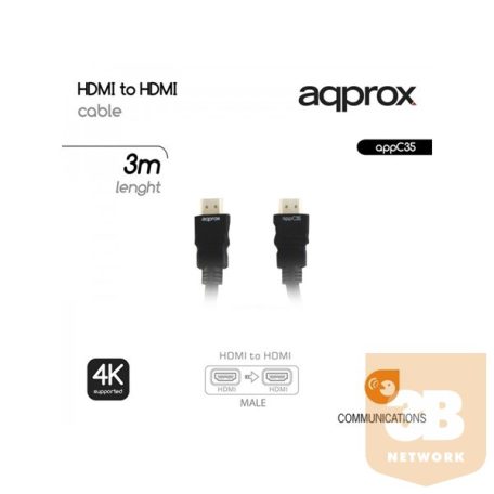 APPROX APPC35 1.4 HDMI kábel apa/apa 3m