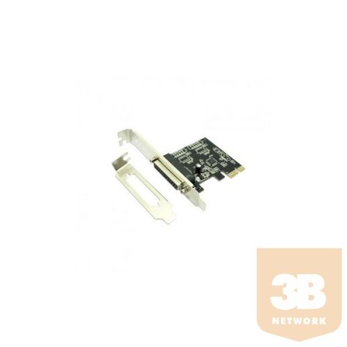 APPROX APPPCIE1P 1db Párhuzamos port PCI-E Kártya (Low profile hátlap a csomagban)