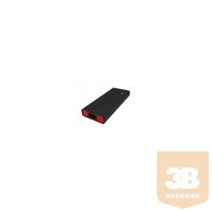   APPROX Notebook adapter 90W - Univerzális automata notebook slim töltő, 13 féle dugó, Fekete