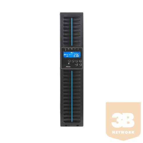 ABLEREX UPS, ARES RT+, 6xIEC, 2000VA (1800 W) Online kettős konv. szünetmentes tápegység, torony, LCD