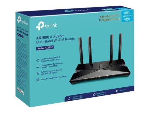 TP-LINK AX1800 Dual-Band Wi-Fi 6 Router