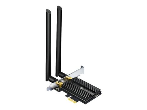 TP-LINK Archer TX50E AX3000 Wi-Fi 6 PCI Express Adapter Bluetooth 5.0 MU-MIMO 2x High Gain ext. antennas OFDMA