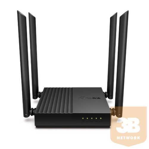 TP-LINK Wireless Router Dual Band AC1200 1xWAN(1000Mbps) + 4xLAN(1000Mbps), Archer C64