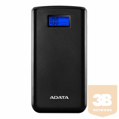 ADATA S20000D Power Bank, 20000mAh, black