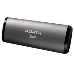  ADATA Külső SSD 256GB - SE760 (USB3.2 Type C, R/W: 1000/800 MB/s, Titánszürke)