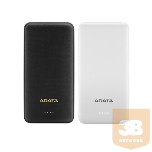 ADATA AT10000-USBA-CWH ADATA T10000 Power Bank, 10000mAh, white