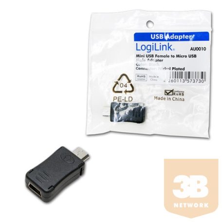 ADA LogiLink AU0010 miniUSB anya - micro USB apa adapter