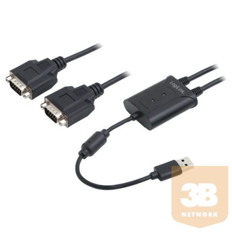 ADA LogiLink AU0031 USB2.0 - 2portos soros adapter