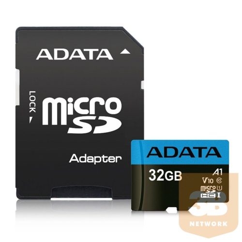 ADATA Premier 32GB MicroSDHC/SDXC UHS-I Class 10 with Adapte Up To 85MB/s