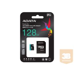 ADATA 128GB Micro SDXC UHS-I U3 V30S A2 + Adapter