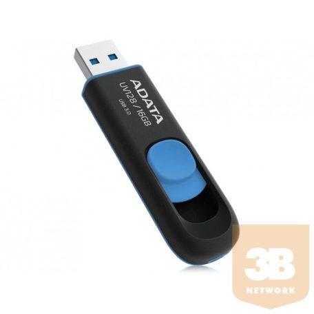 Adata USB Memory DashDrive UV128 16GB USB 3.0 Black+Blue