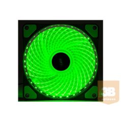 AKYGA System Fan AW-12E-BG 120mm 33 LED green Molex