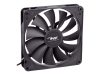 AKYGA System fan AW-14A-BK 140mm black Molex + 3pin