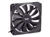 AKYGA System fan AW-14A-BK 140mm black Molex + 3pin