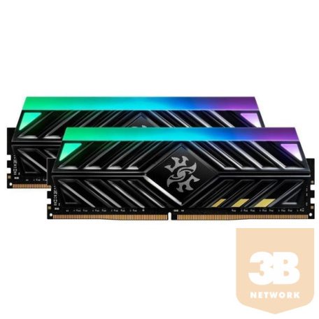 ADATA Memória Desktop - 32GB DDR4 SPECTRIX D41 (2x16GB, 3600MHz, CL18, 1.35V, hűtőbordás, RGB)