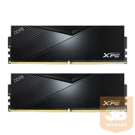 ADATA Memória Desktop - 32GB DDR5 LANCER RGB (2x16GB, 5200MHz, CL38, 1.25V, hűtőbordás, RGB)