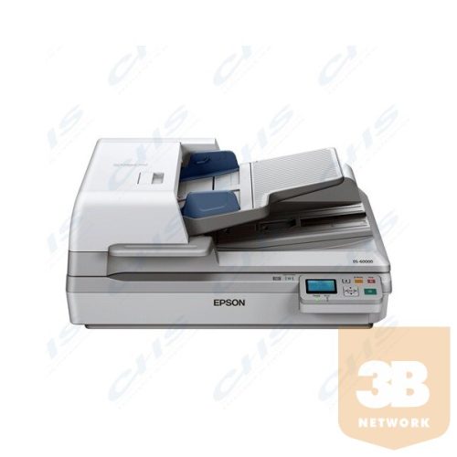 EPSON Docuscanner WorkForce DS-60000N, A3, ADF, 40 lap/perc, Háló, Gigabites Ethernet-csatoló, 600 dpi