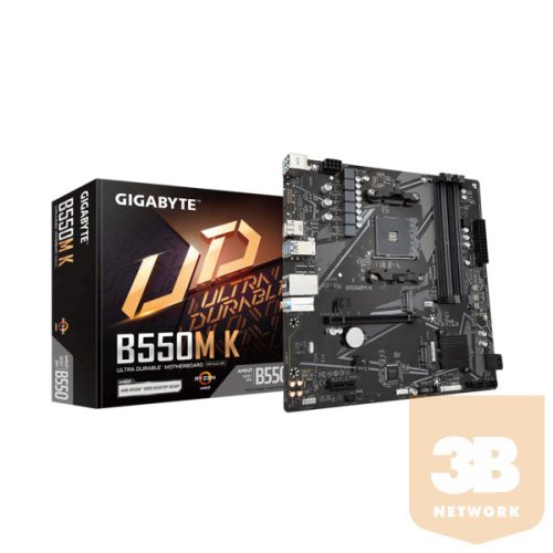 GIGABYTE Alaplap AM4 B550M K AMD B550, mATX