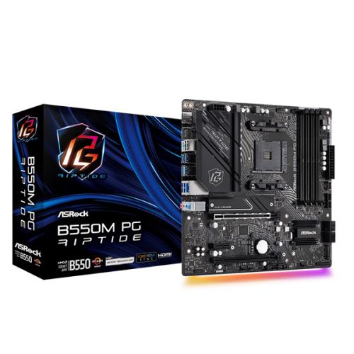 ASROCK Alaplap AM4 B550M PG RIPTIDE AMD B550, mATX