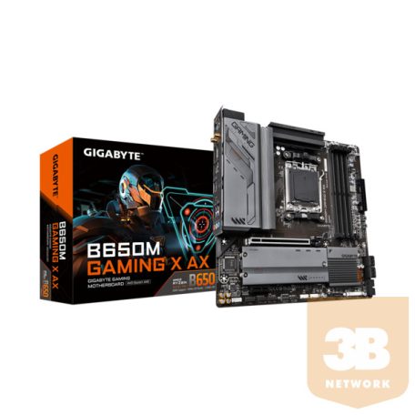 GIGABYTE Alaplap AM5 B650M GAMING X AX AMD B650, mATX