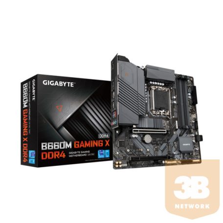 GIGABYTE Alaplap S1700 B660M GAMING X DDR4 INTEL B660, mATX