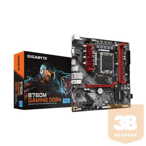 GIGABYTE Alaplap S1700 B760M GAMING DDR4 INTEL Z760, mATX