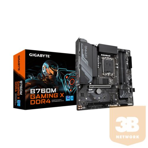 GIGABYTE Alaplap S1700 B760M GAMING X DDR4 INTEL Z760, mATX