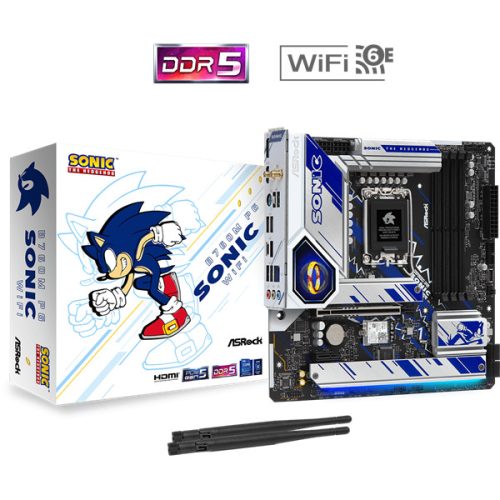 ASROCK Alaplap S1700 B760M PG SONIC WIFI INTEL B760, mATX