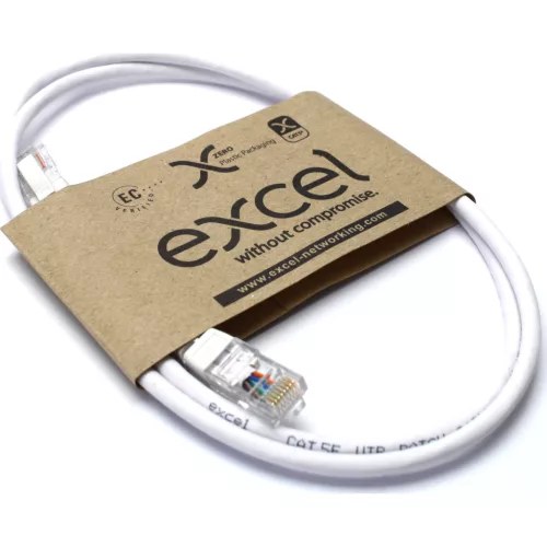 2m UTP CAT5e patch kábel FEHÉR (BB002MPLWT) EXCEL