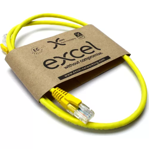 2m UTP CAT5e patch kábel SÁRGA (BB002MPLYW) EXCEL
