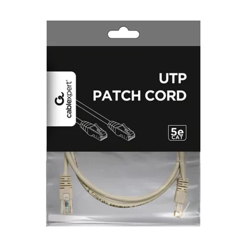 Gembird UTP CAT5E 0,5m szürke patch kábel