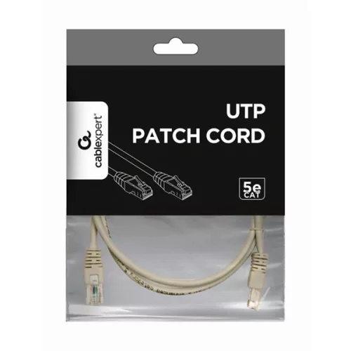 Gembird PP12-1M RJ45 CAT5e UTP M/M 1m szürke adatkábel