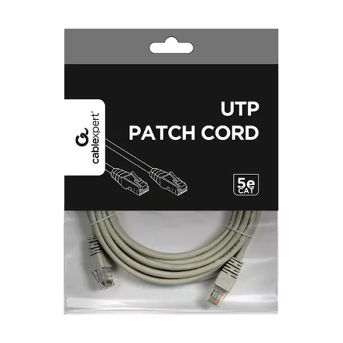 Gembird UTP CAT5E  5m szürke patch kábel