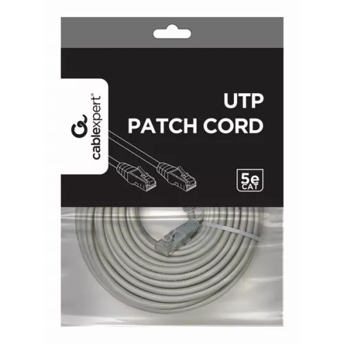 Gembird PP12-15M UTP RJ45 CAT5e UTP M/M 15m szürke adatkábel