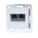 Legrand 774239 Valena fehér 2xRJ45 LCS2 Cat5e UTP aljzat