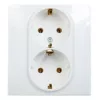 Legrand 764534 Niloé fehér 2x2P+F csatlakozóaljzat