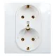 Legrand 764534 Niloé fehér 2x2P+F csatlakozóaljzat