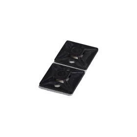   Tracon TALP271 100db/csomag 27x27 mm fekete kábelkötegelő talp
