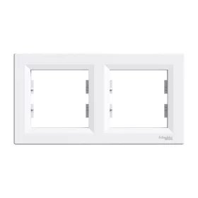 Schneider EPH5800221 ASFORA Vízszintes, fehér 2-es keret