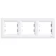 Schneider EPH5800321 ASFORA Vízszintes, fehér 3-as keret