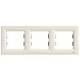 Schneider EPH5800323 ASFORA vízszintes bézs hármas keret