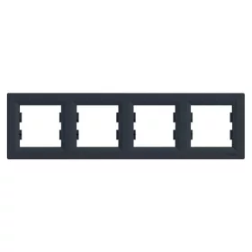   Schneider EPH5800471 ASFORA vízszintes antracit négyes keret