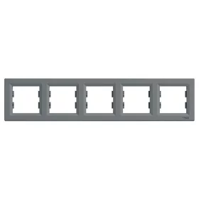 Schneider EPH5800562 ASFORA vízszintes acél ötös keret