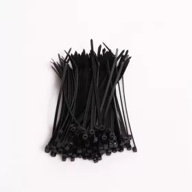   Iris Electric 100 db fekete 450x7,6mm kábelkötegelő, gyorskötöző, kötegelő, UV álló